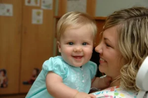 Infant And Teacher