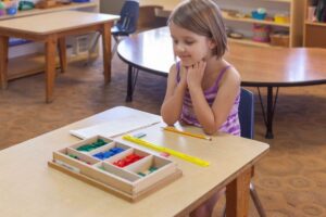 Preschool Girl Learning