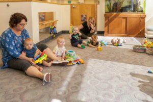 Teachers In Infant Classroom